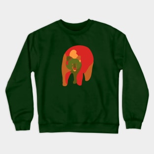 Colourful Black Bear Country Crewneck Sweatshirt